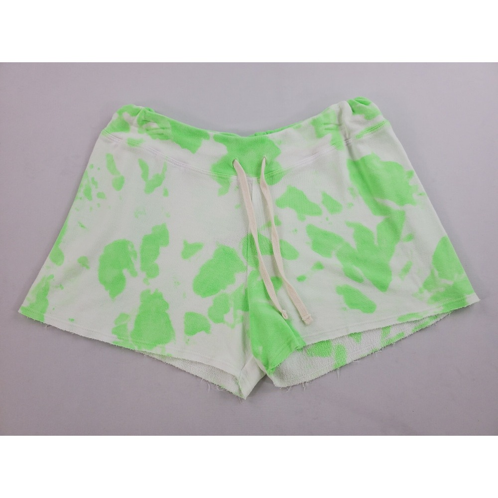 Sundry women shorts NR-V1-G13TD18 tiedye pop lime white sz 2 USA made $106